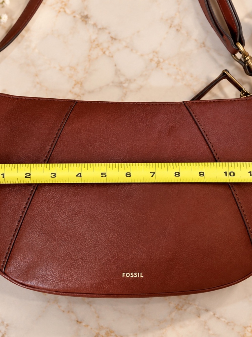 Fossil Women's Leather Skylar Crossbody Purse Handbag - Picture 8 of 11